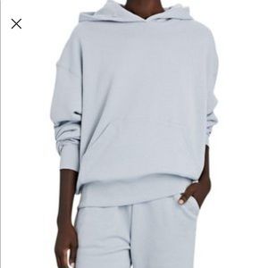 WeWoreWhat light blue sweatshirt